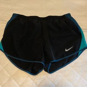 Nike Black and Blue Running Shorts